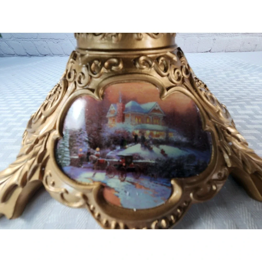 Thomas Kinkade Bradford Exchange LIGHT UP CHRISTMAS TREE #A2267 Limited Edition